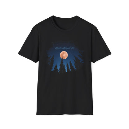 Whidbey Island Moon Night Unisex Softstyle T-Shirt