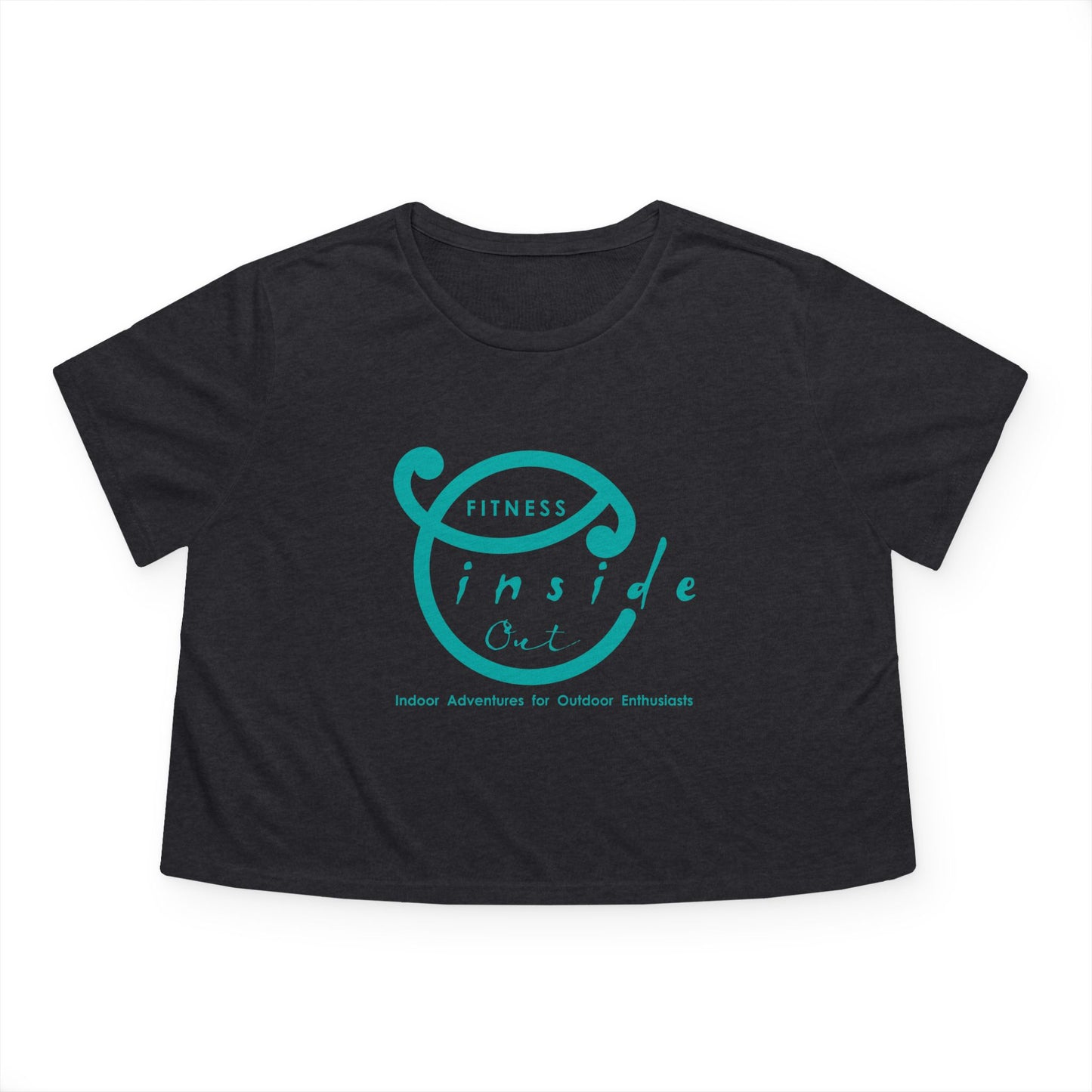 IO FITNESS  Women's Flowy Cropped Tee