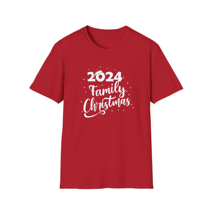 FAMILY CHRISTMAS 2024  JOY Unisex Softstyle T-Shirt