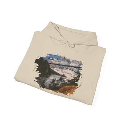 DECEPTION PASS BRIDGE - Unisex Heavy Blend™ Hooded Sweatshirt