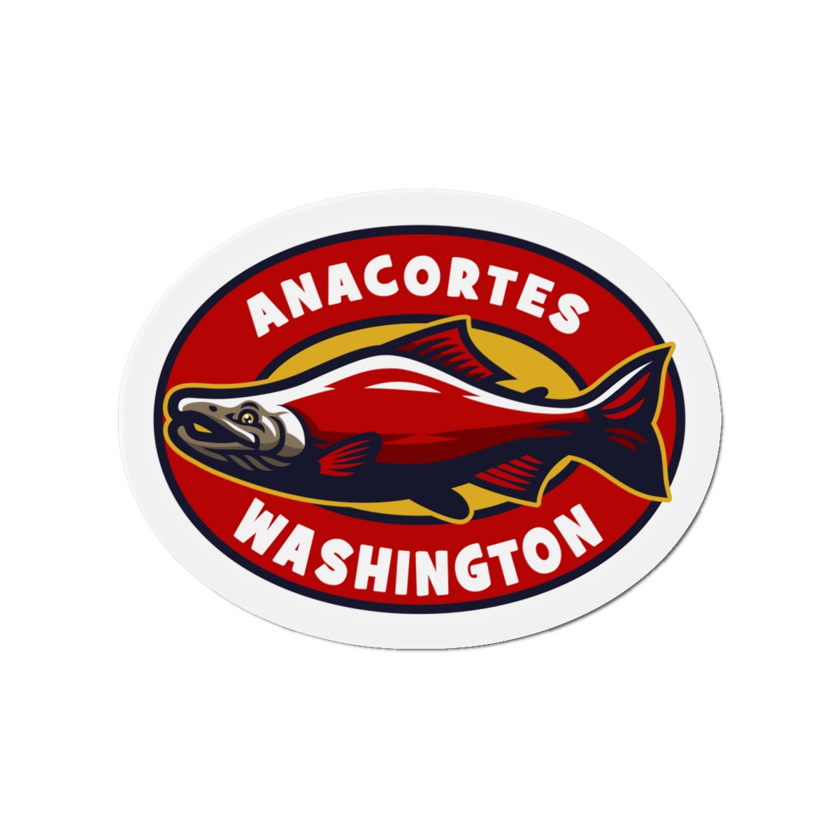 SALMON - Anacortes Magnet