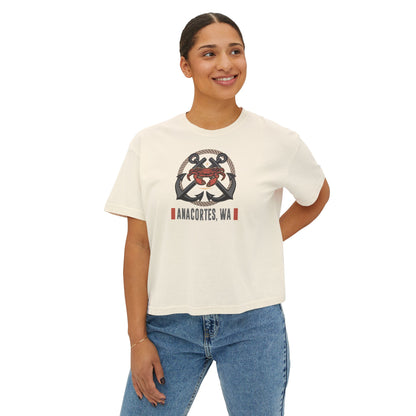 ANACORTES CRAB Women's Boxy Tee