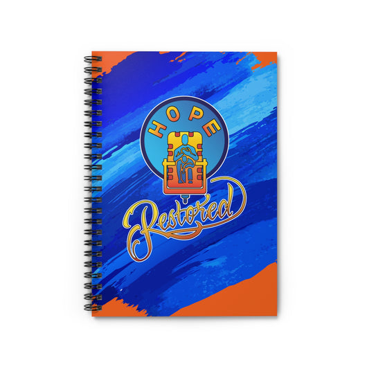 HOPE RESTORED Spiral Notebook - Ruled Line