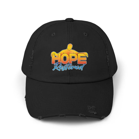 HOPE RESTORED Unisex Distressed Cap