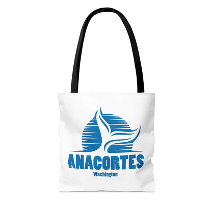 ANACORTES WHALE TAIL Tote Bag