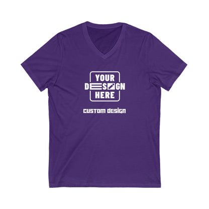 CATALOG Unisex Jersey Short Sleeve V-Neck Tee