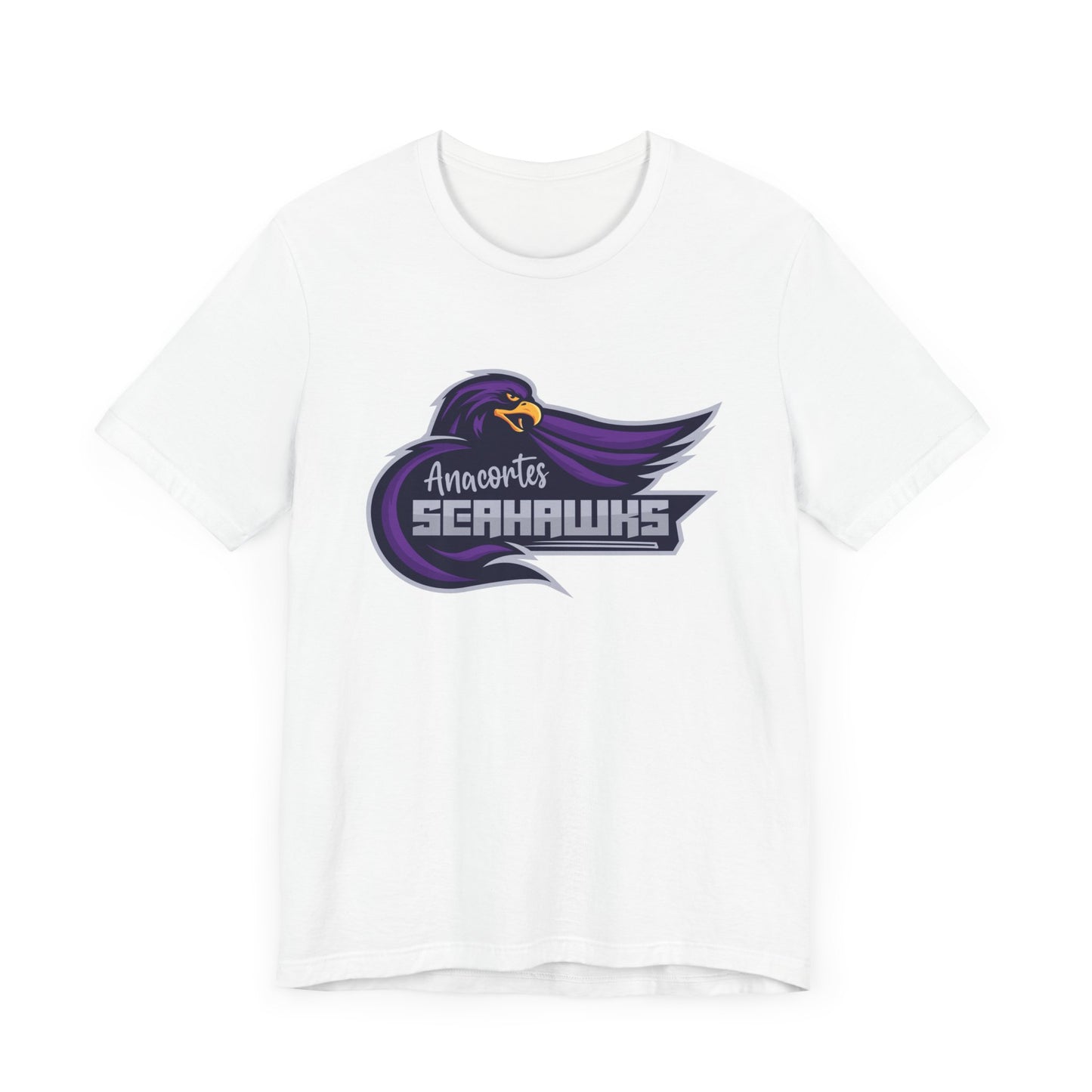 ANACORTES SEAHAWKS swoosh2  Unisex Jersey Short Sleeve Tee