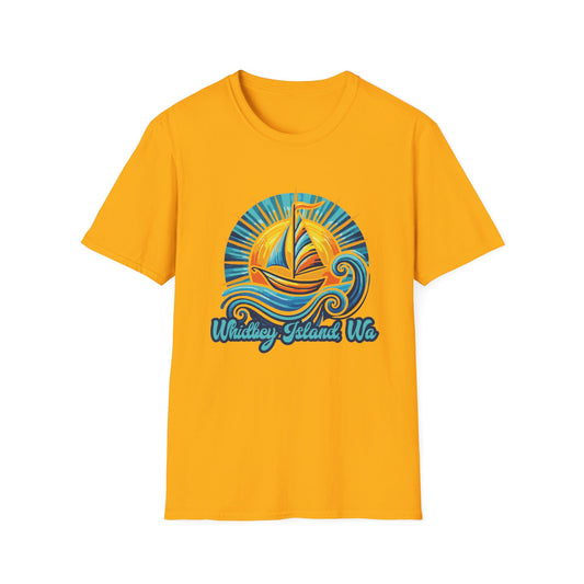 WHIDBEY ISLAND WA  Celebrate  Unisex Softstyle T-Shirt