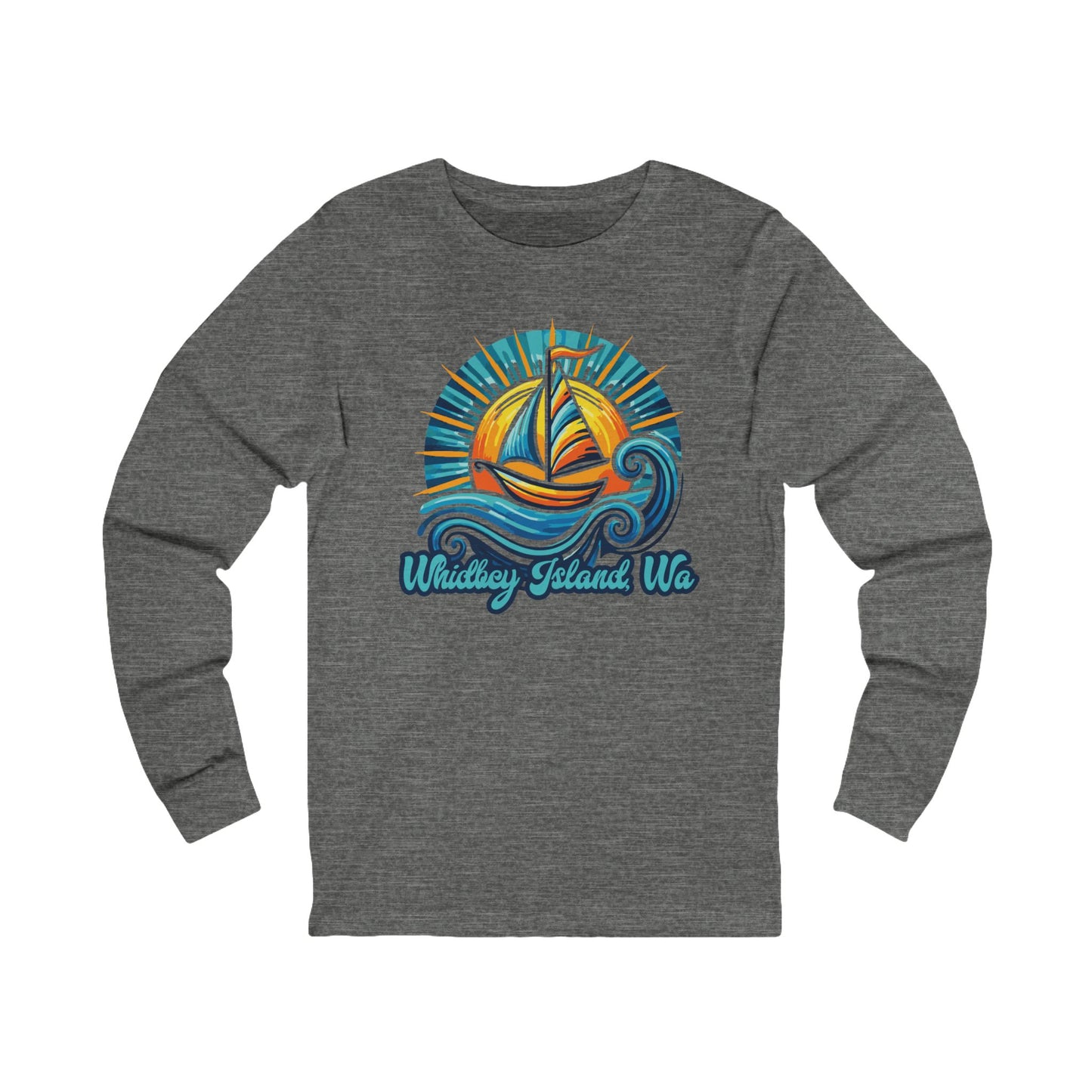 WHIDBEY ISLAND WA  Celebrate  Unisex Jersey Long Sleeve Tee