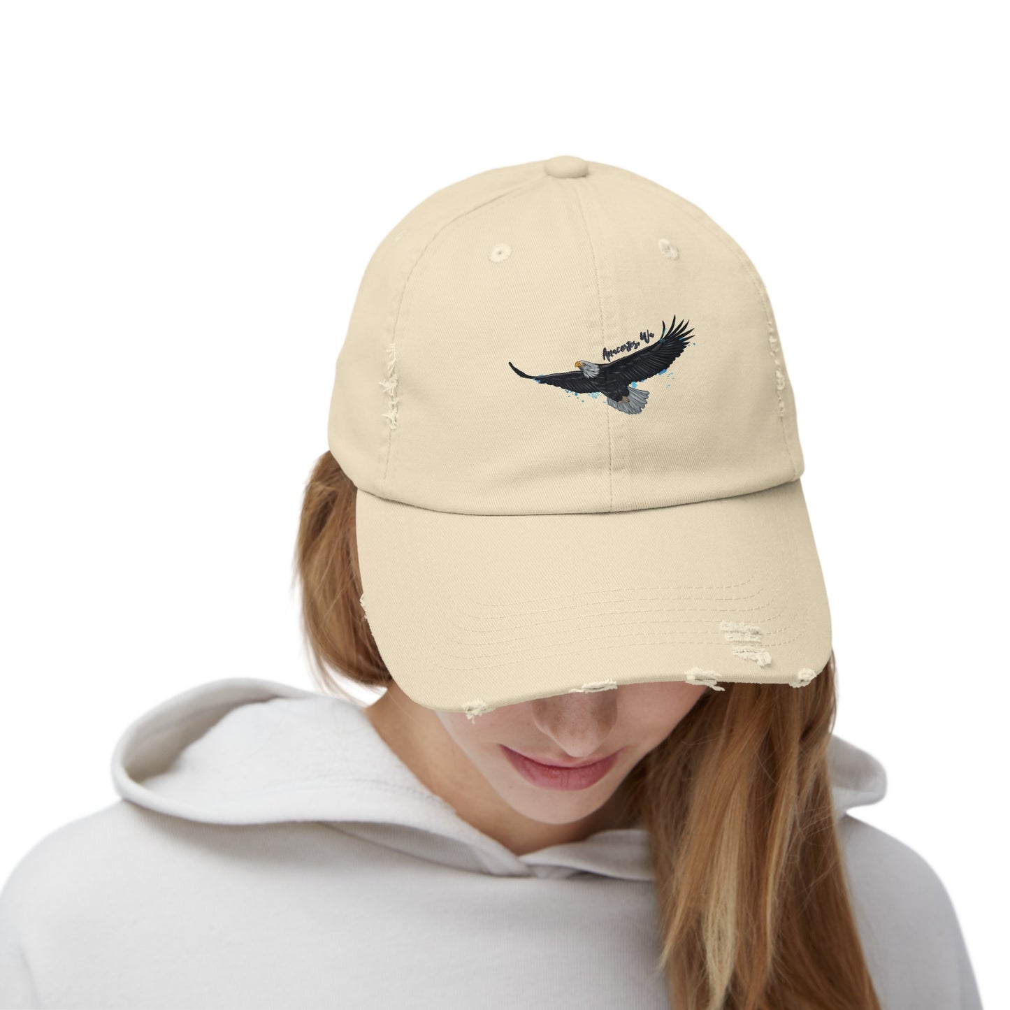 Anacortes Eagle  Unisex Distressed Cap