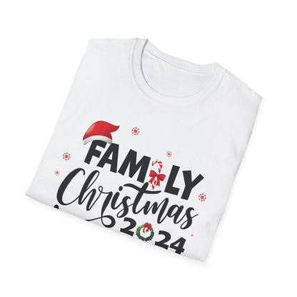 FAMILY CHRISTMAS 2024 JOLLY Unisex Softstyle T-Shirt