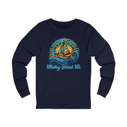 WHIDBEY ISLAND WA  Celebrate  Unisex Jersey Long Sleeve Tee