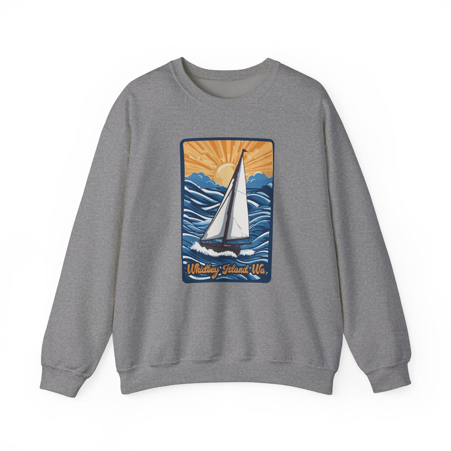 WHIDBEY ISLAND WA   Unisex Heavy Blend™ Crewneck Sweatshirt