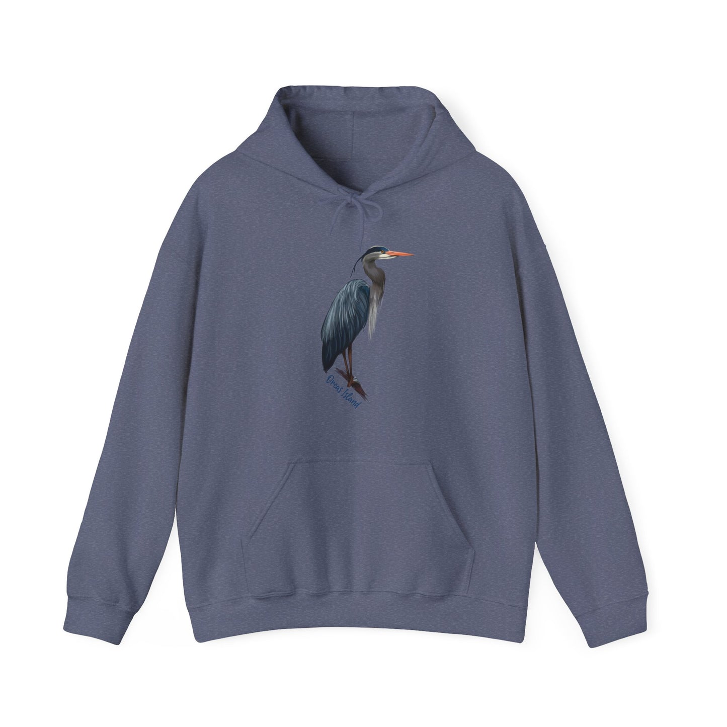 ORCAS ISLAND HERON Unisex Heavy Blend™ Hooded Sweatshirt