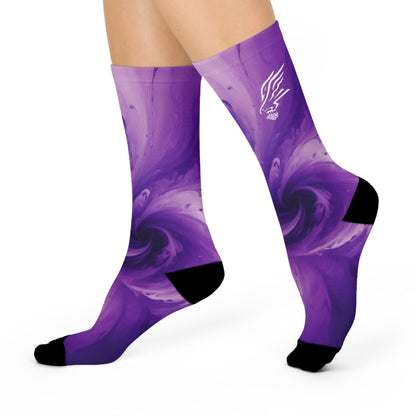 SEAHAWKS CHEER Cushioned Crew Socks