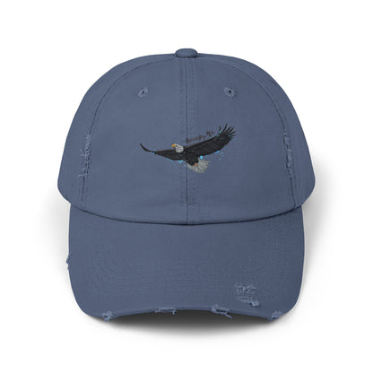 Anacortes Eagle  Unisex Distressed Cap