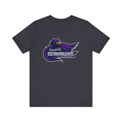 ANACORTES SEAHAWKS swoosh2  Unisex Jersey Short Sleeve Tee