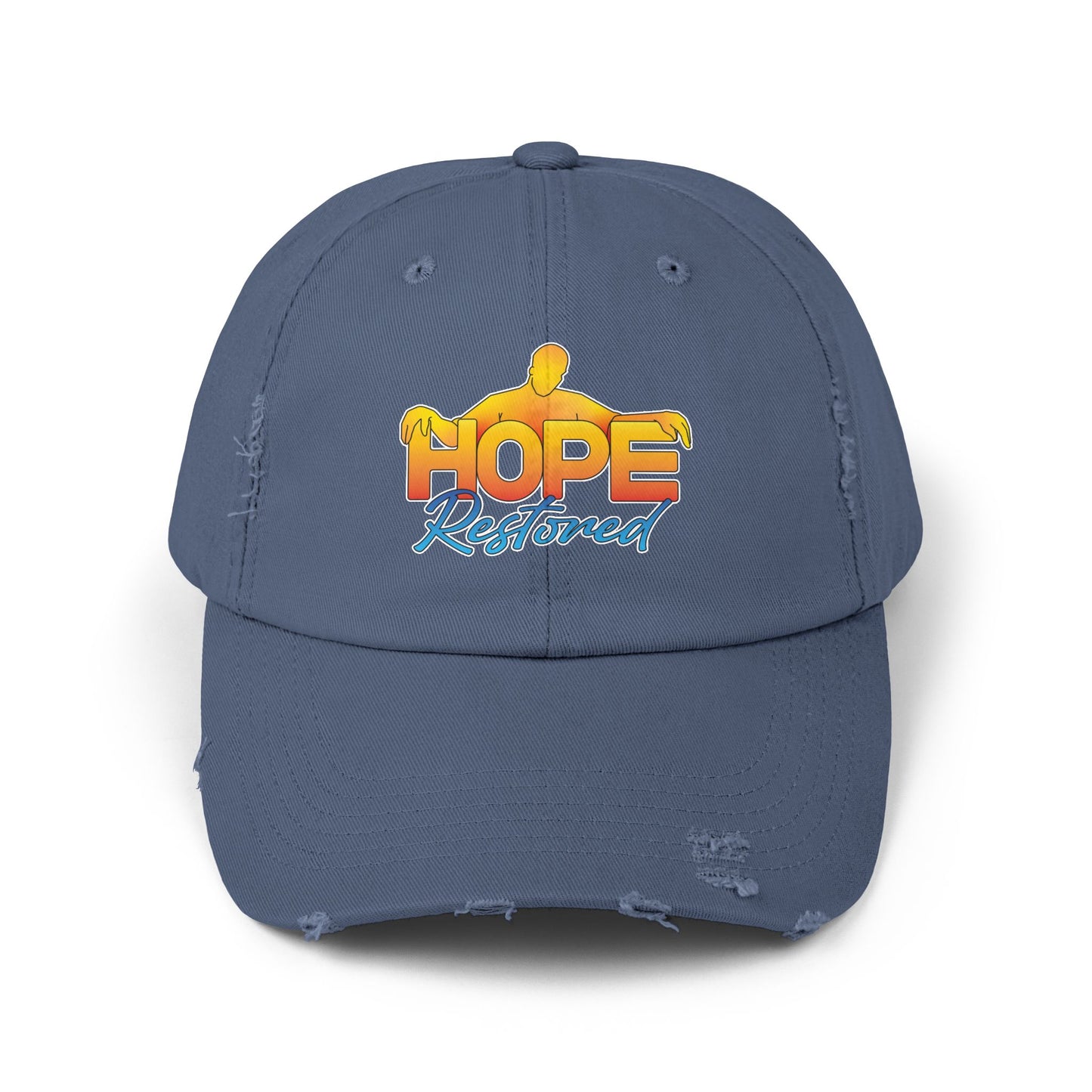 HOPE RESTORED Unisex Distressed Cap