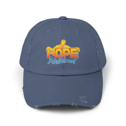 HOPE RESTORED Unisex Distressed Cap