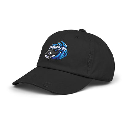 ANACORTES ORCA MASCOT Unisex Distressed Cap