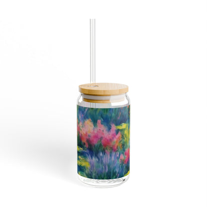 WILDFLOWER POND Sipper Glass, 16oz