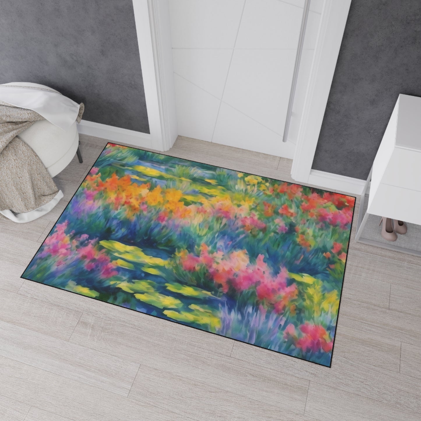 WILDFLOWER POND Heavy Duty Floor Mat