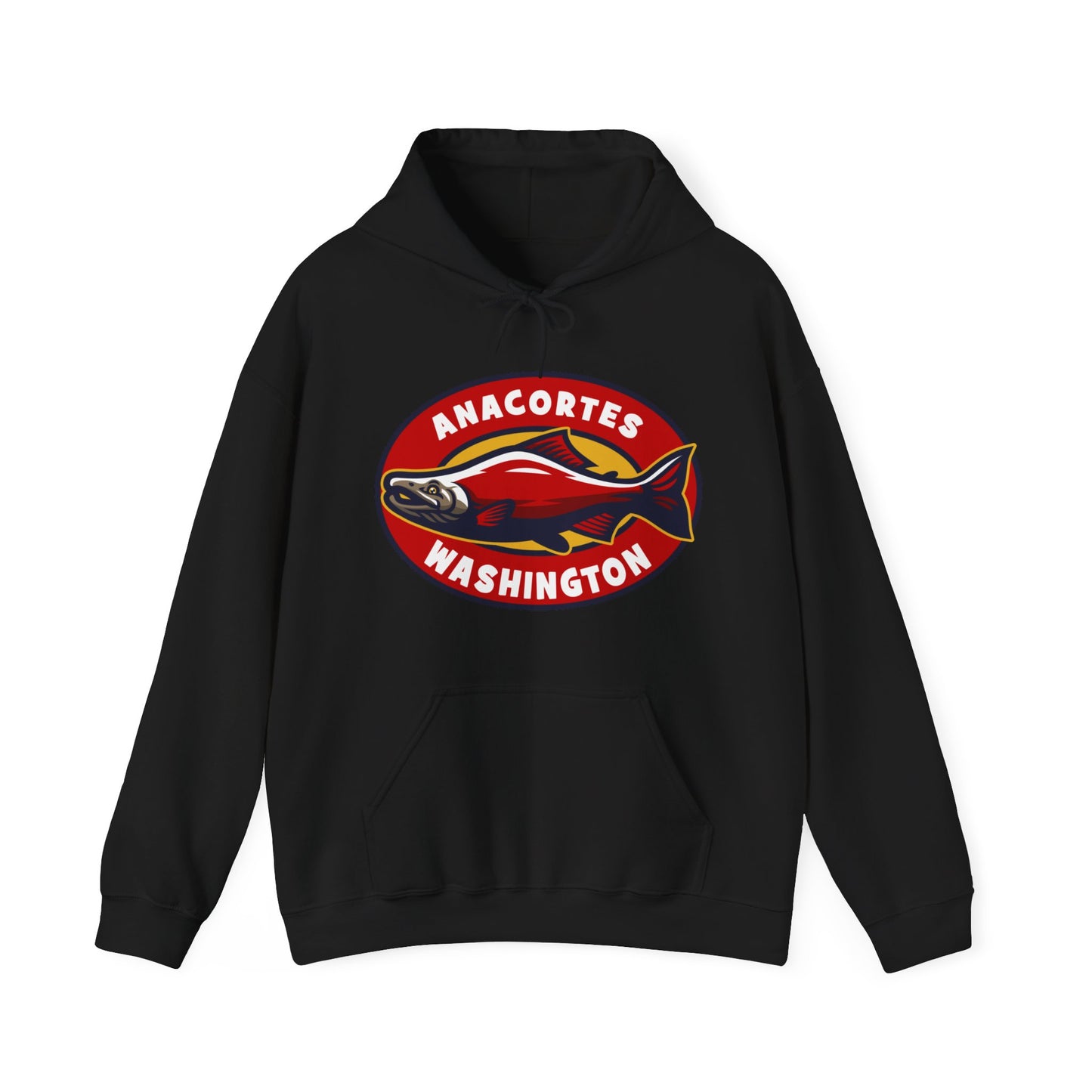 ANACORTES SALMON  Unisex Heavy Blend™ Hooded Sweatshirt