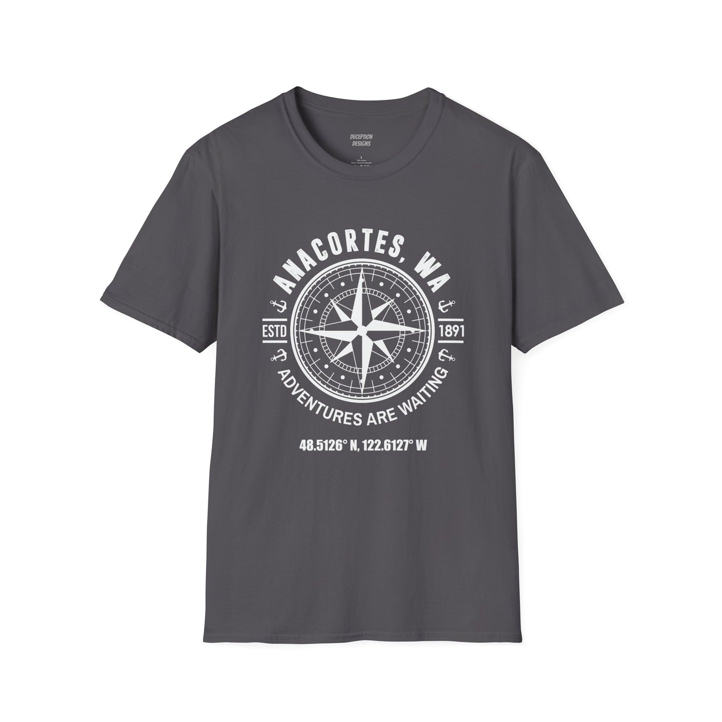 ANACORTES COMPASS Unisex Softstyle T-Shirt