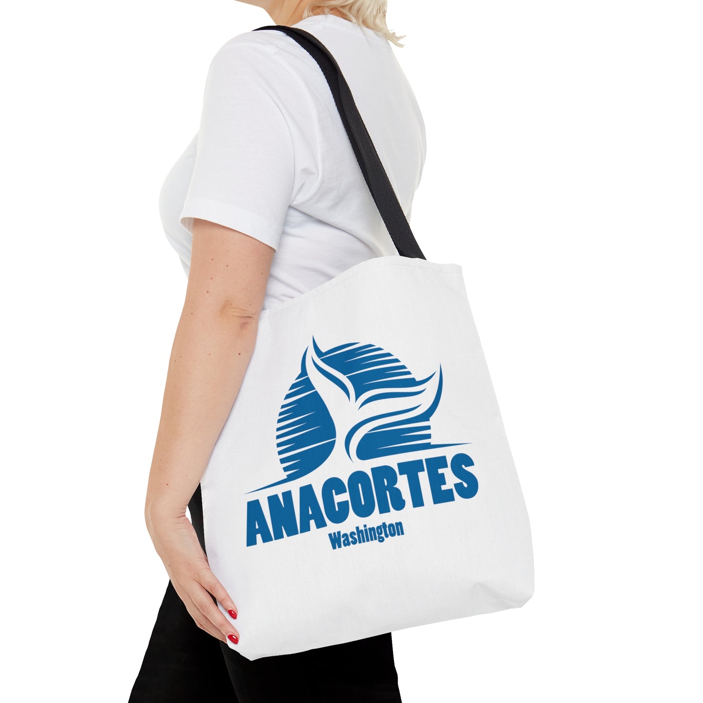 ANACORTES WHALE TAIL Tote Bag