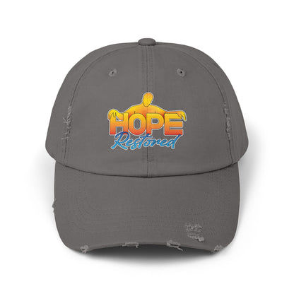 HOPE RESTORED Unisex Distressed Cap