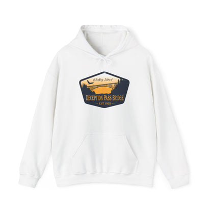 DECEPTION PASS BRIDGE, EST Unisex Heavy Blend™ Hooded Sweatshirt
