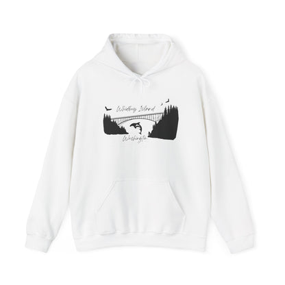 DECEPTION PASS BRIDGE, SCENE  Unisex Heavy Blend™ Hooded Sweatshirt