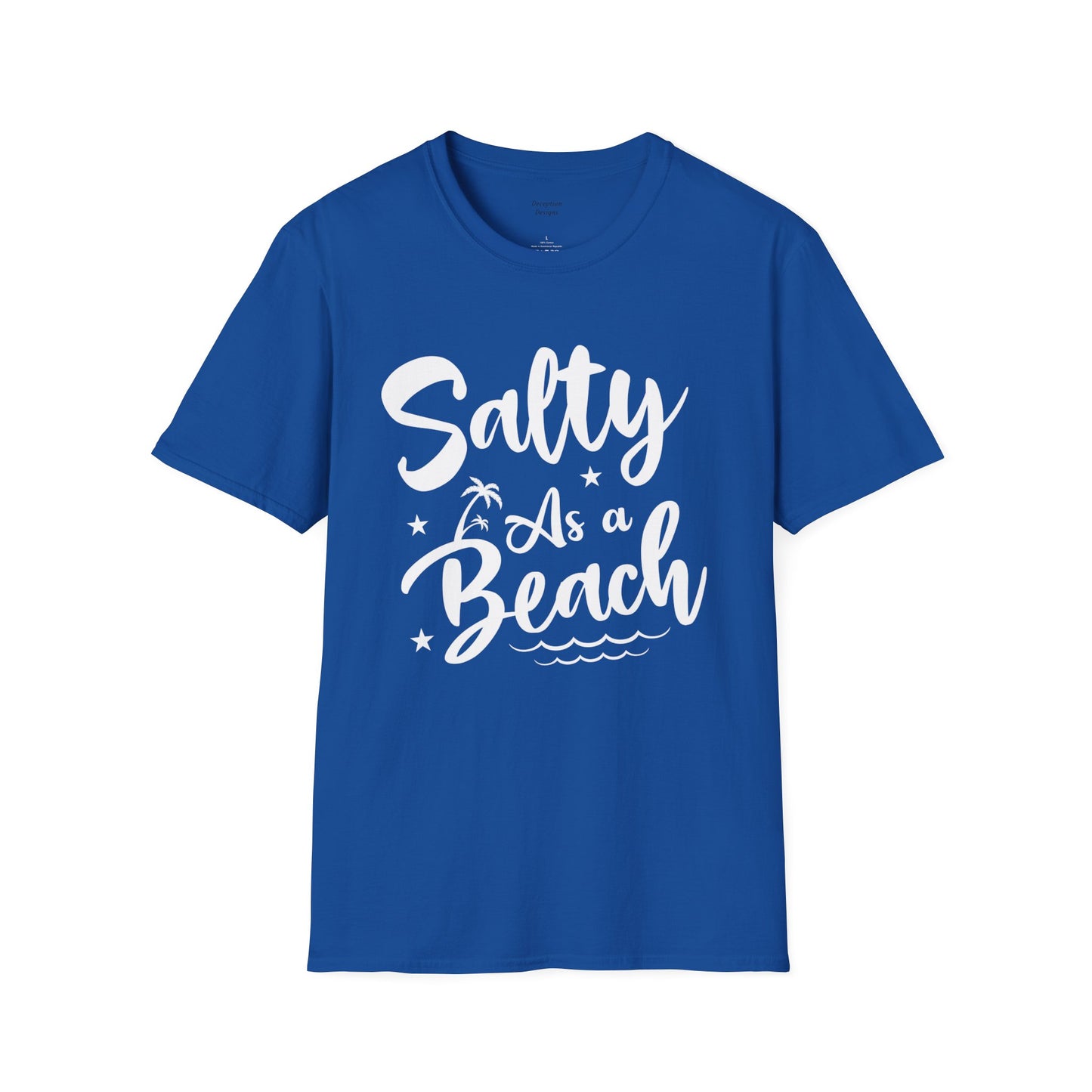 SALTY AS A BEACH  Unisex Softstyle T-Shirt - Bulk