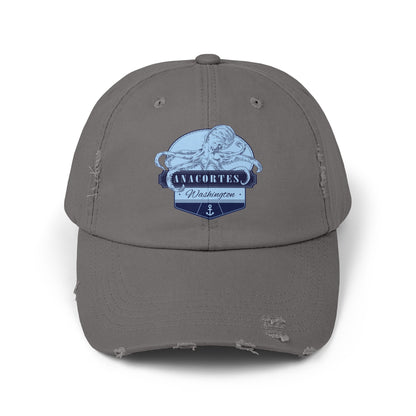 Octopus Anacortes Unisex Distressed Cap