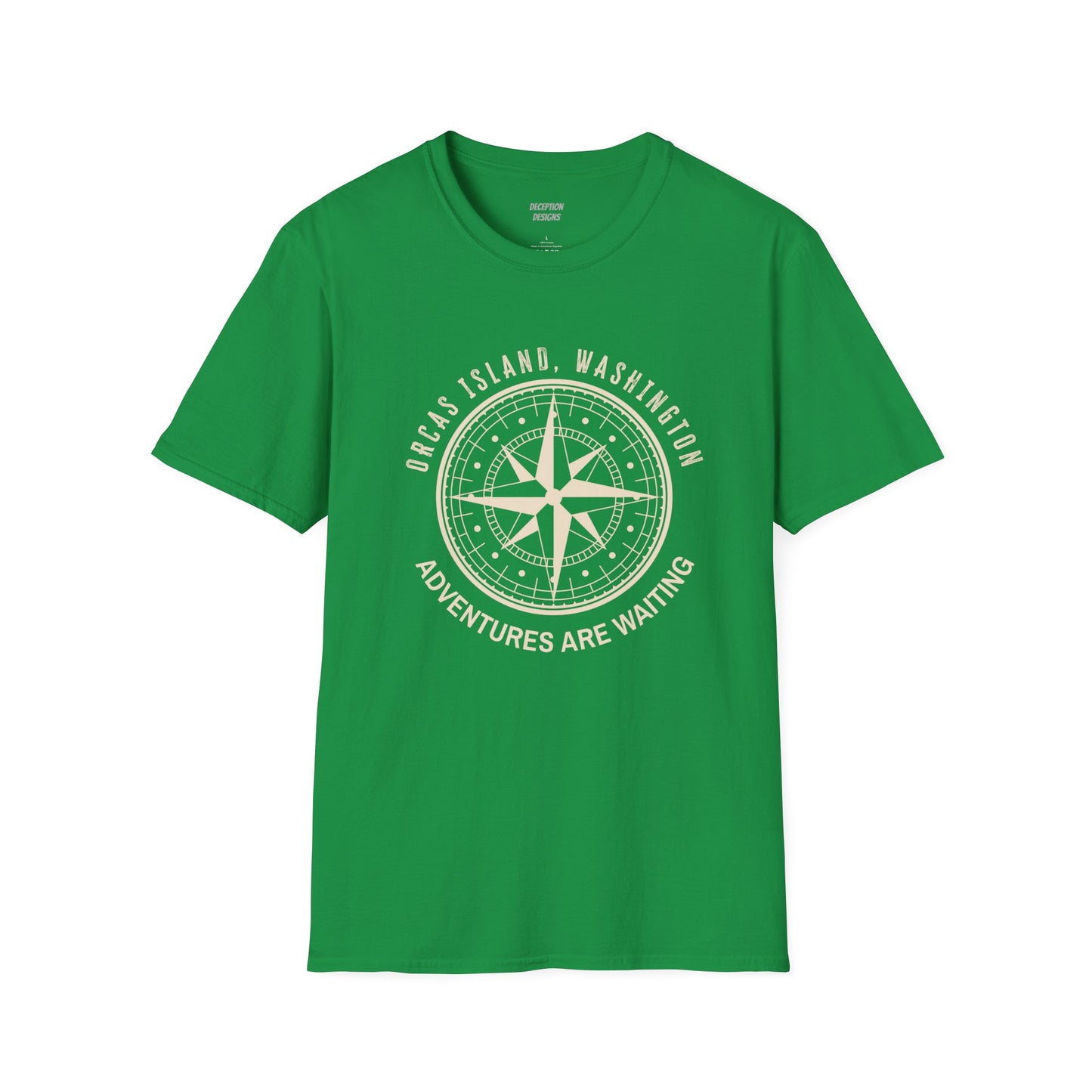 ORCAS ISLAND - Compass Unisex Softstyle T-Shirt