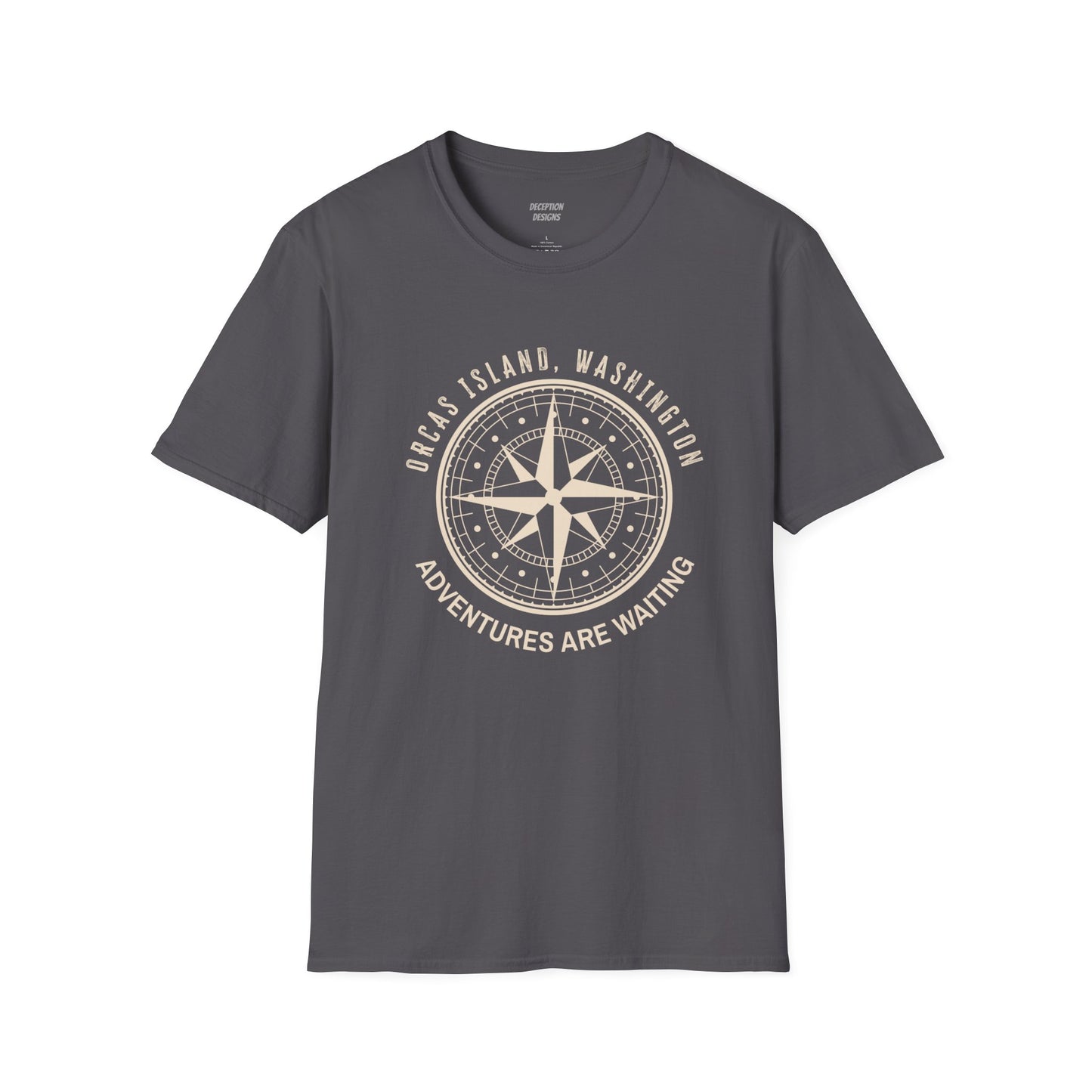 ORCAS ISLAND - Compass Unisex Softstyle T-Shirt