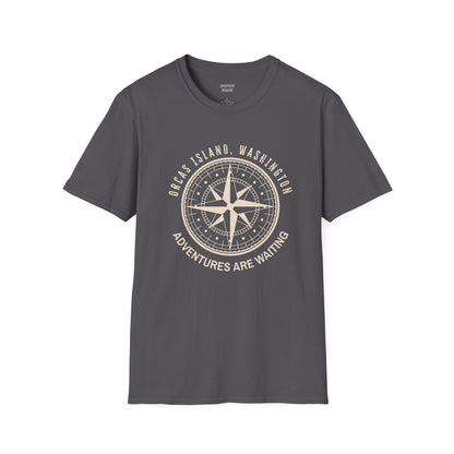 ORCAS ISLAND - Compass Unisex Softstyle T-Shirt