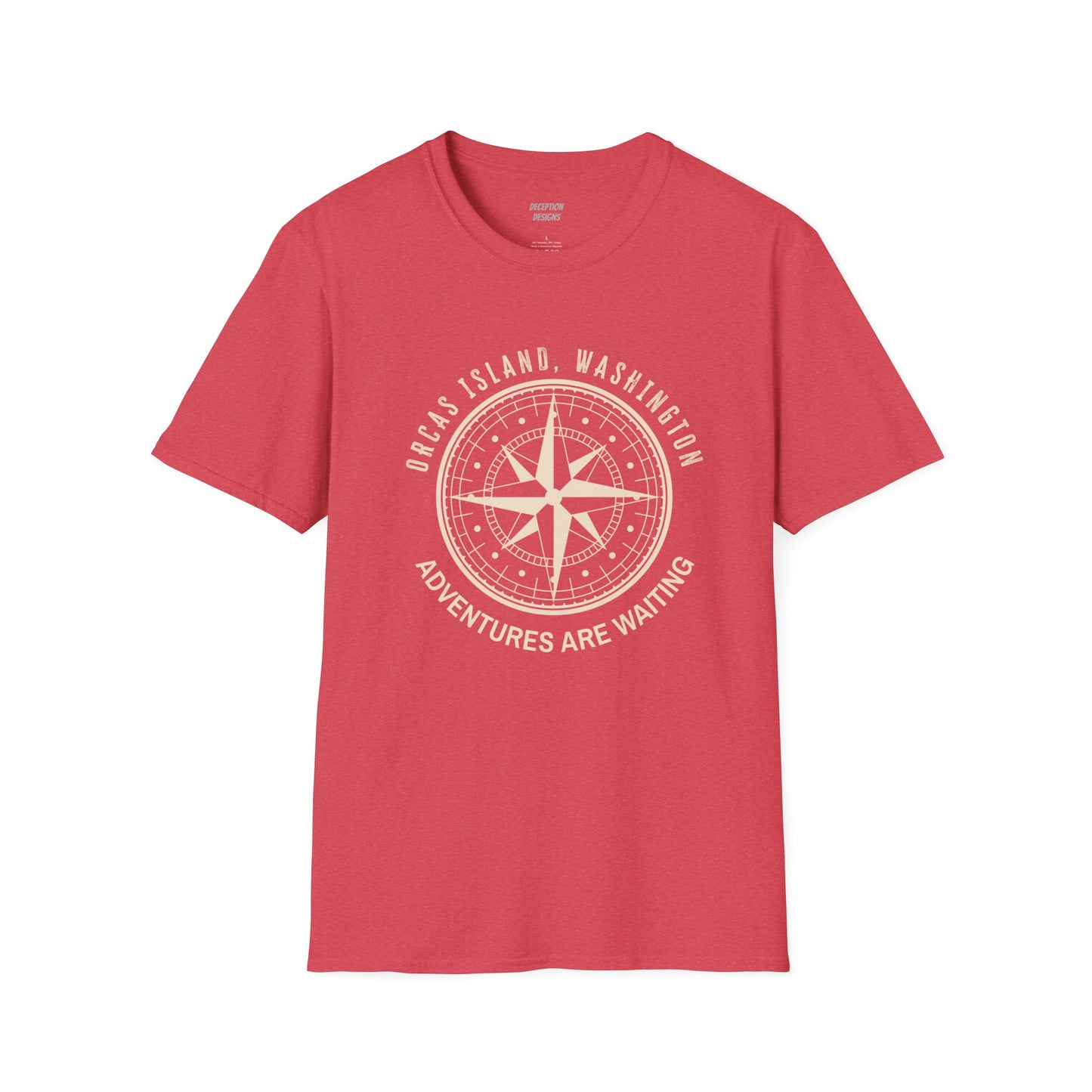 ORCAS ISLAND - Compass Unisex Softstyle T-Shirt
