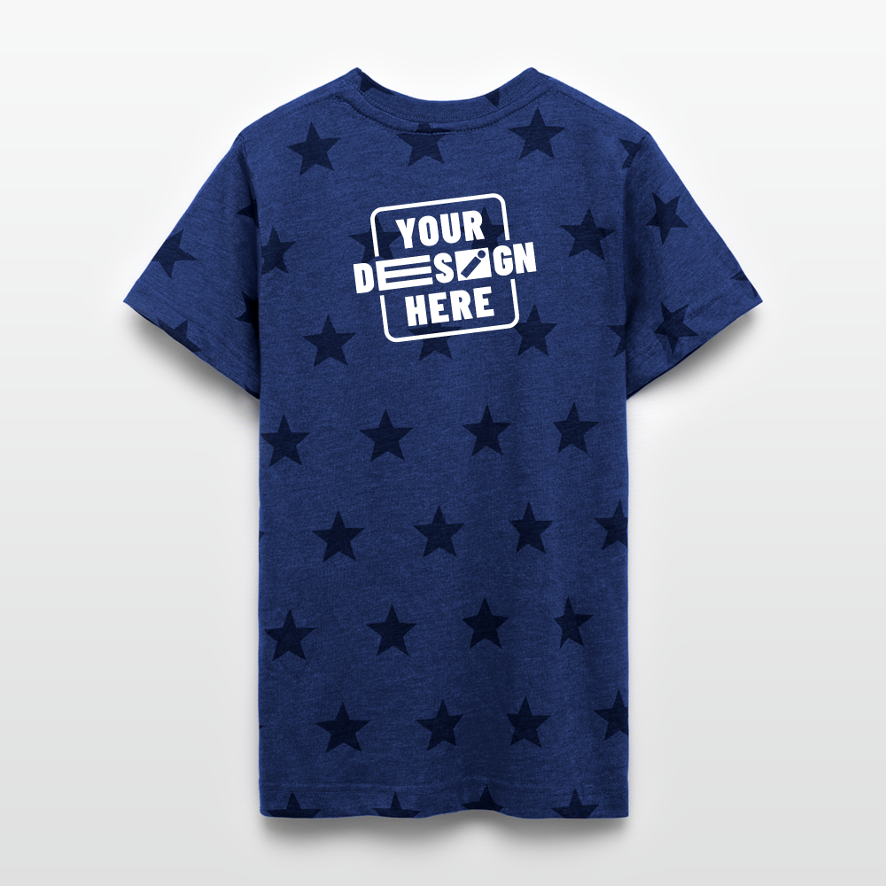 CATALOG Kid's 5 Star Print T-Shirt - royal star