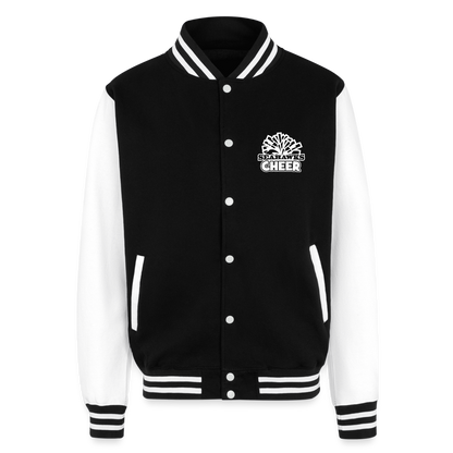 SEAHAWKS CHEER Letterman Jacket - black/white