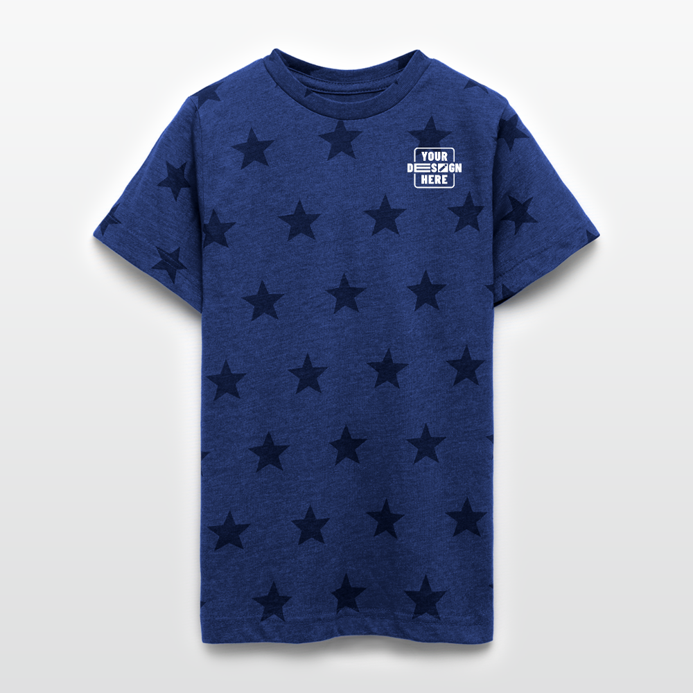 CATALOG Kid's 5 Star Print T-Shirt - royal star