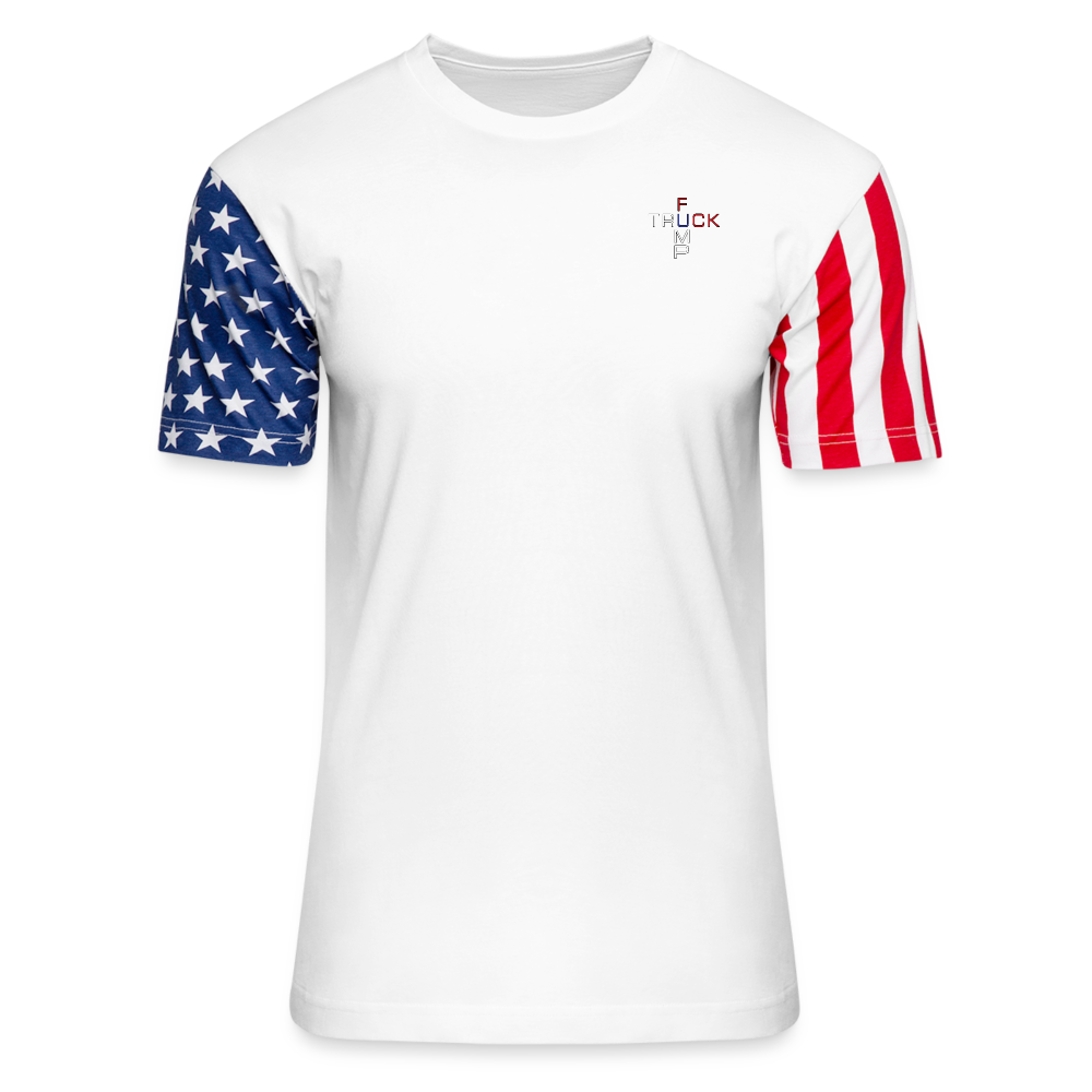 TRUCK FUMP Adult Stars & Stripes T-Shirt - white