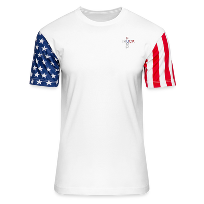 TRUCK FUMP Adult Stars & Stripes T-Shirt - white