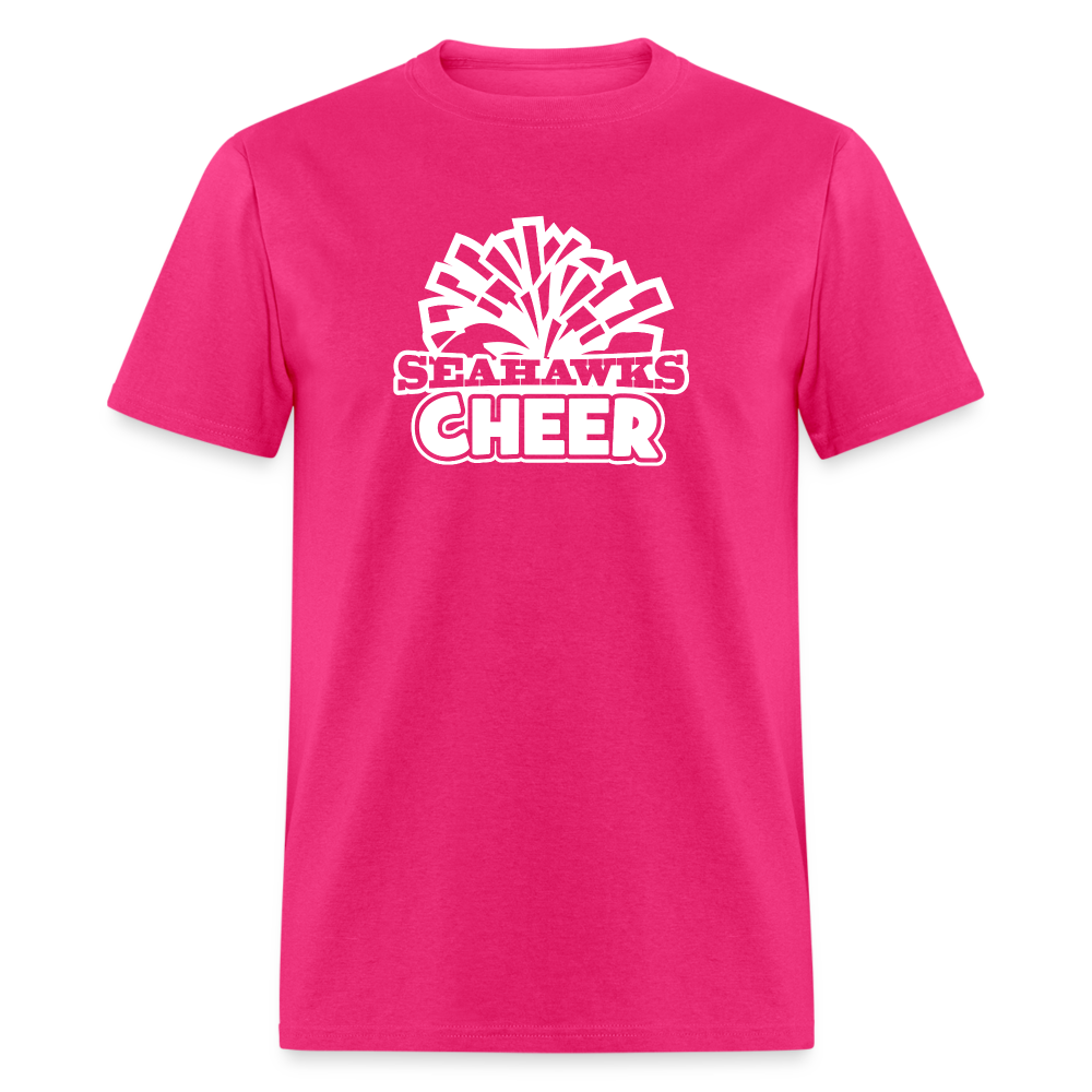 SEAHAWKS CHEER - BUDGET Unisex Classic T-Shirt - fuchsia