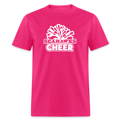 SEAHAWKS CHEER - BUDGET Unisex Classic T-Shirt - fuchsia