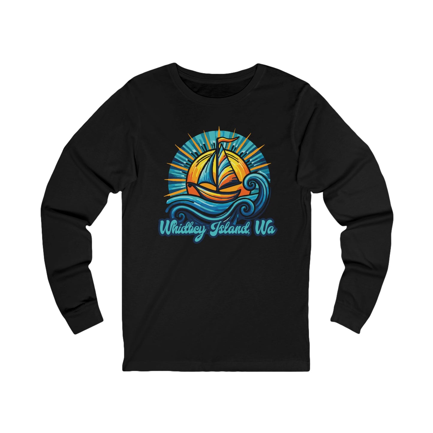 WHIDBEY ISLAND WA  Celebrate  Unisex Jersey Long Sleeve Tee