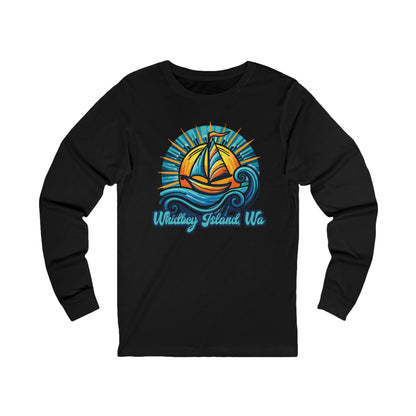 WHIDBEY ISLAND WA  Celebrate  Unisex Jersey Long Sleeve Tee