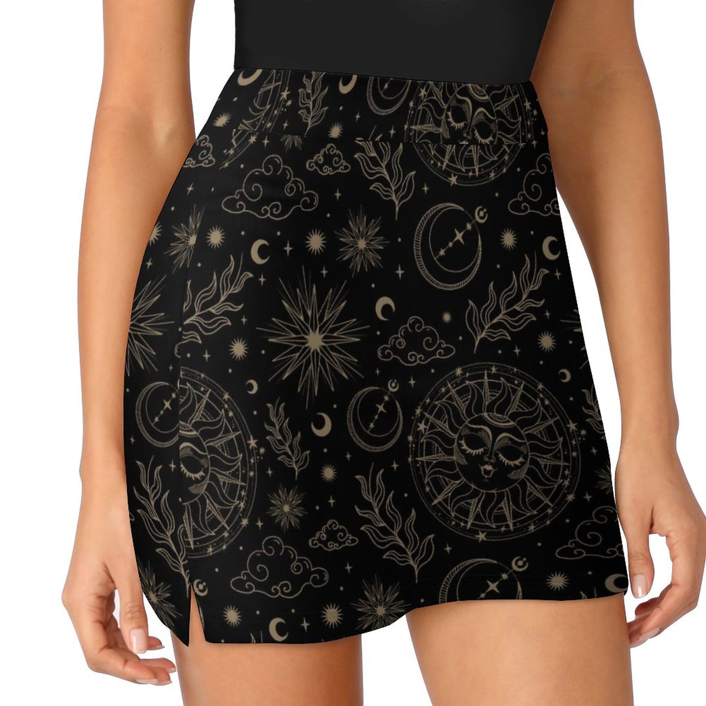 Anti-peep Skort with Pocket AMQ (All-over Printing)