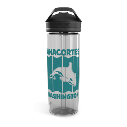 Anacortes Teal Orca CamelBak Eddy®  Water Bottle, 20oz\25oz