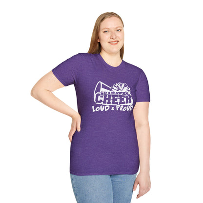 SEAHAWKS CHEER LOUD PROUD Unisex Softstyle T-Shirt